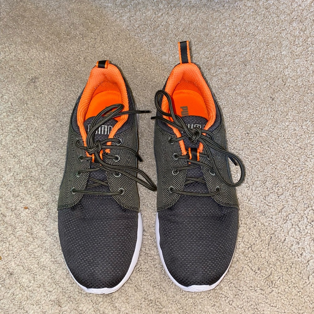 Army Green Puma Sneakers